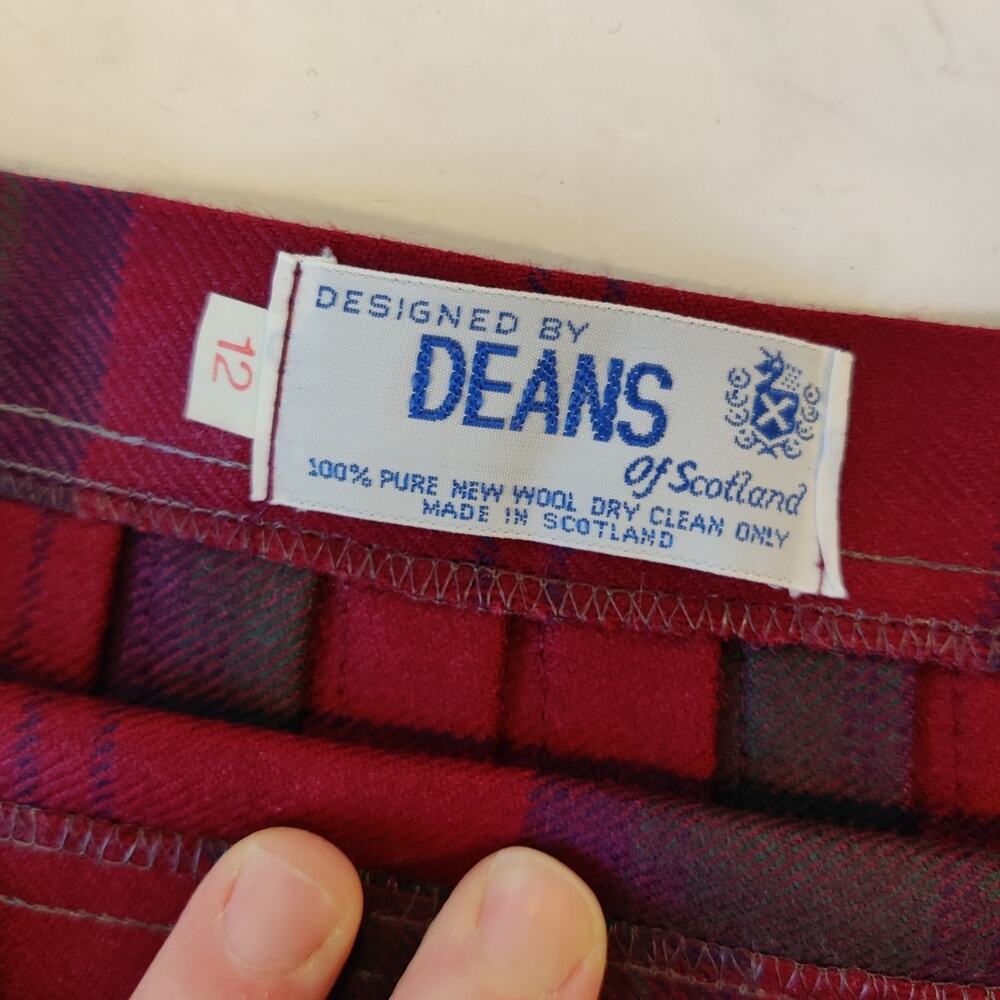 Vintage Deans of Scotland Women's Kilt Small - Picture 4 of 7